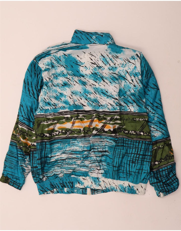 VINTAGE Γυναικεία φόρμα oversized Top Jacket UK 16 Large Blue