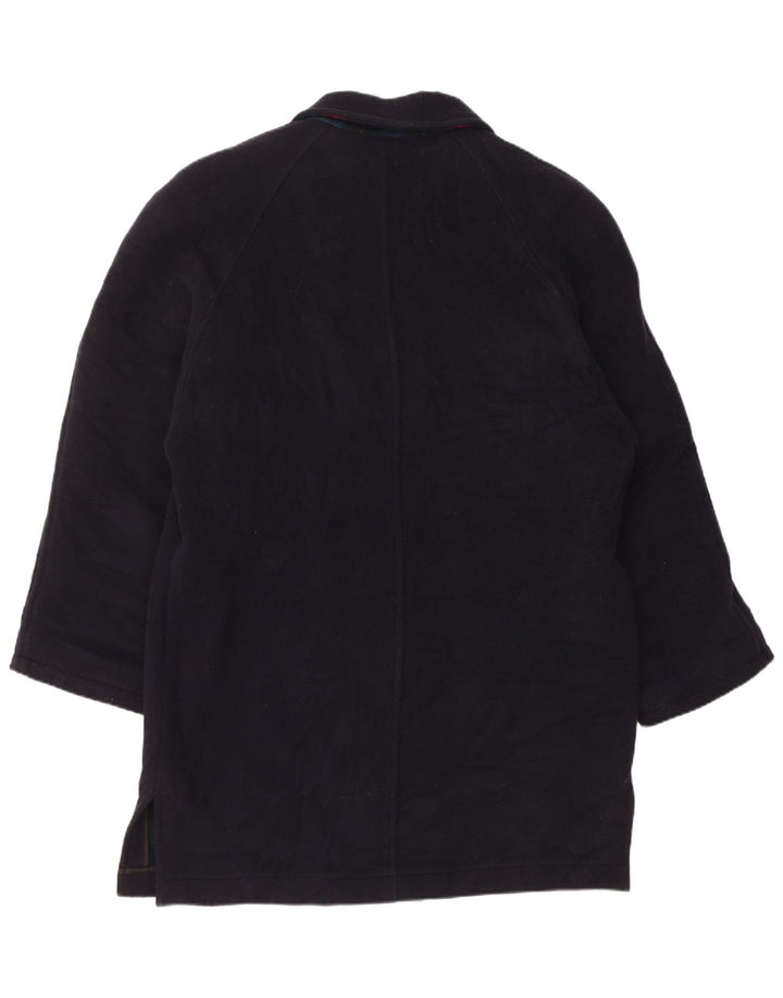 PIERRE CARDIN Ανδρικό Πανωφόρι UK 40 Large Navy Blue Cashmere