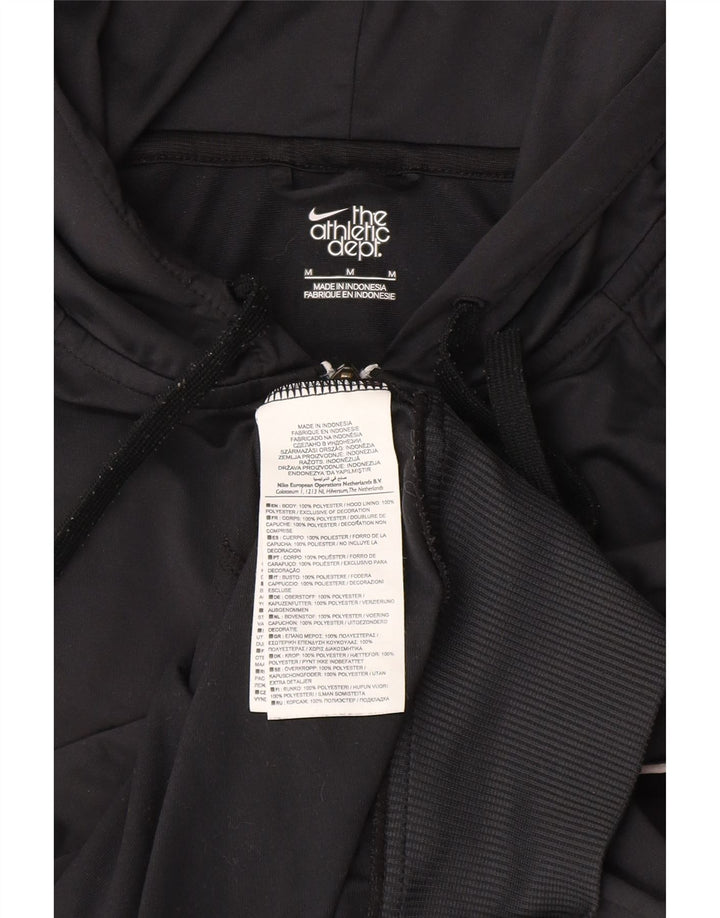 Γυναικείο πουλόβερ Nike με φερμουάρ UK 14 Μεσαίο μαύρο πολυεστέρα