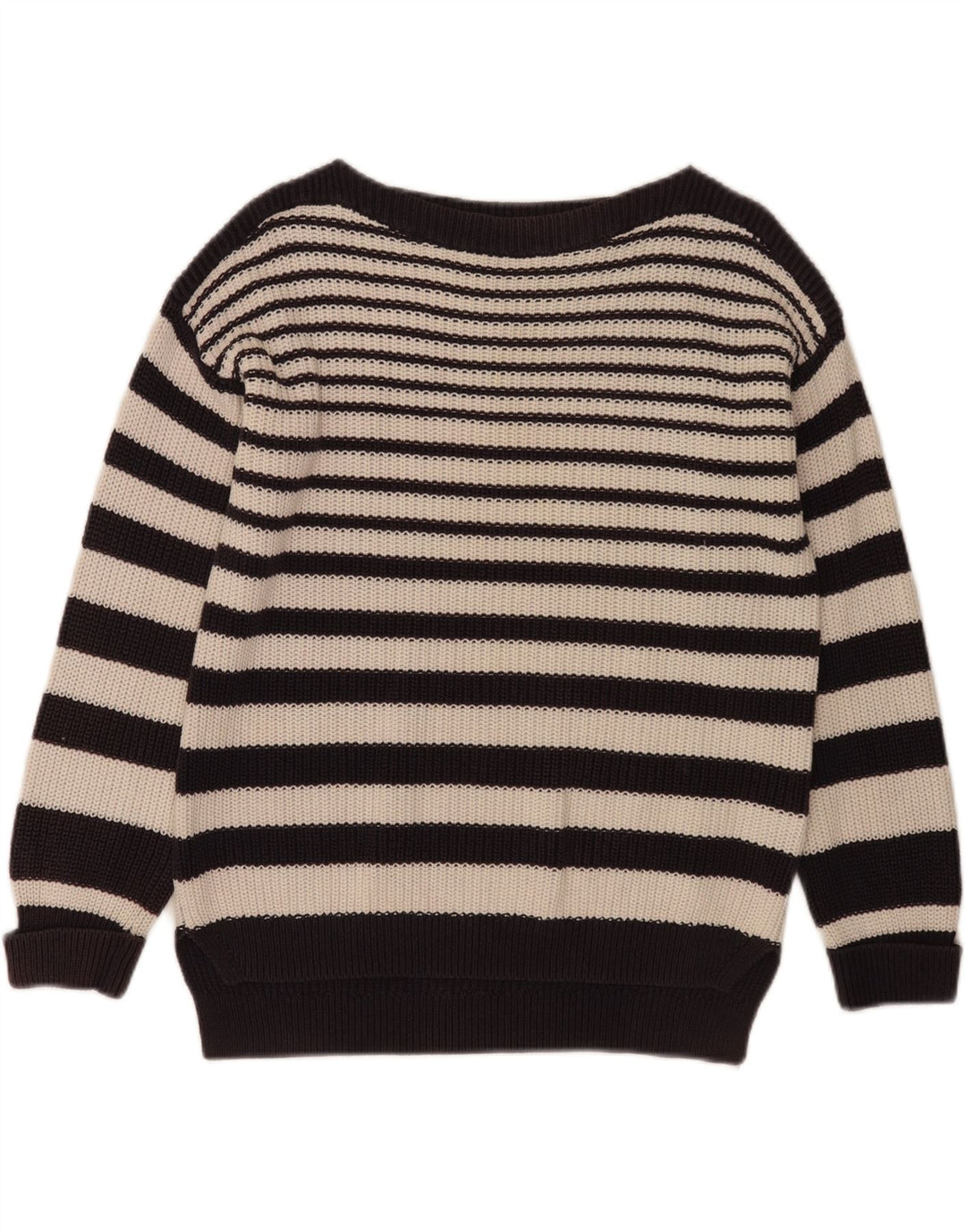 Marks & Spencer Γυναικείο πουλόβερ με λαιμό σκάφος UK 14 Medium Navy Blue