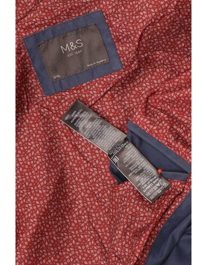 Ανδρικό μπουφάν μπουφάν Marks & Spencer UK 46 3XL Navy Blue Polyester