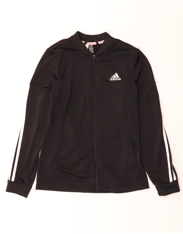 Κορίτσια αθλητική φόρμα Adidas Top Jacket 11-12 ετών Μαύρο Πολυεστέρα