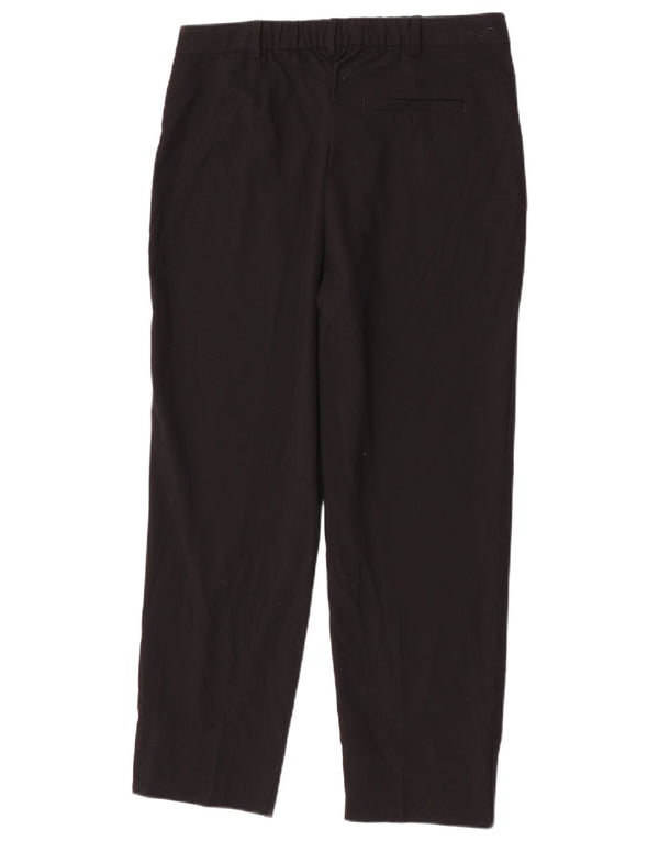 Marks & Spencer Γυναικείο ίσιο παντελόνι UK 12 Medium W30 L26 Μαύρο