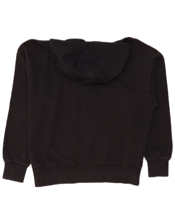 Champion γυναικείο πουλόβερ με κουκούλα με φερμουάρ UK 18 XL μαύρο βαμβακερό