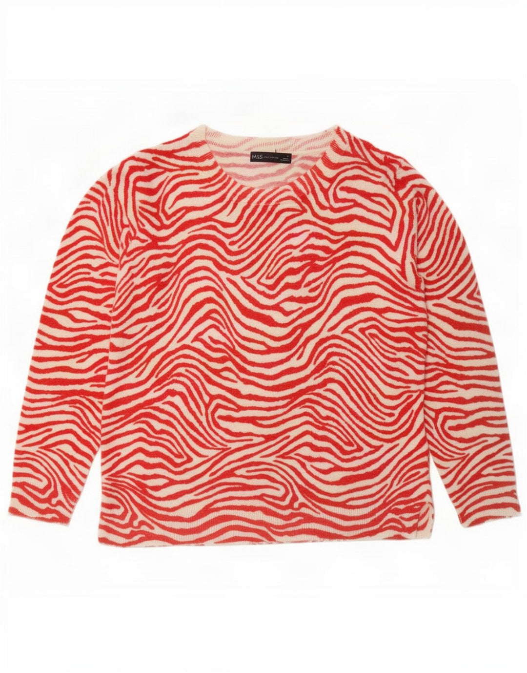 Marks & Spencer Γυναικείο πουλόβερ με λαιμόκαυστο UK 14 Medium Red