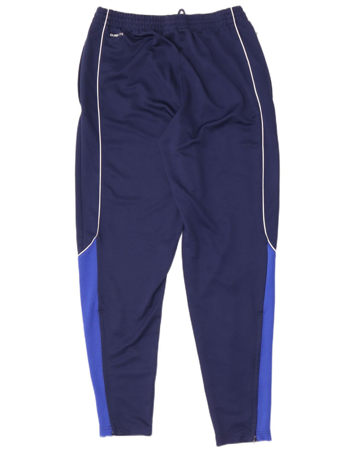 Ανδρική αθλητική φόρμα Adidas Climalite Παντελόνι Medium Navy Blue Colourblock