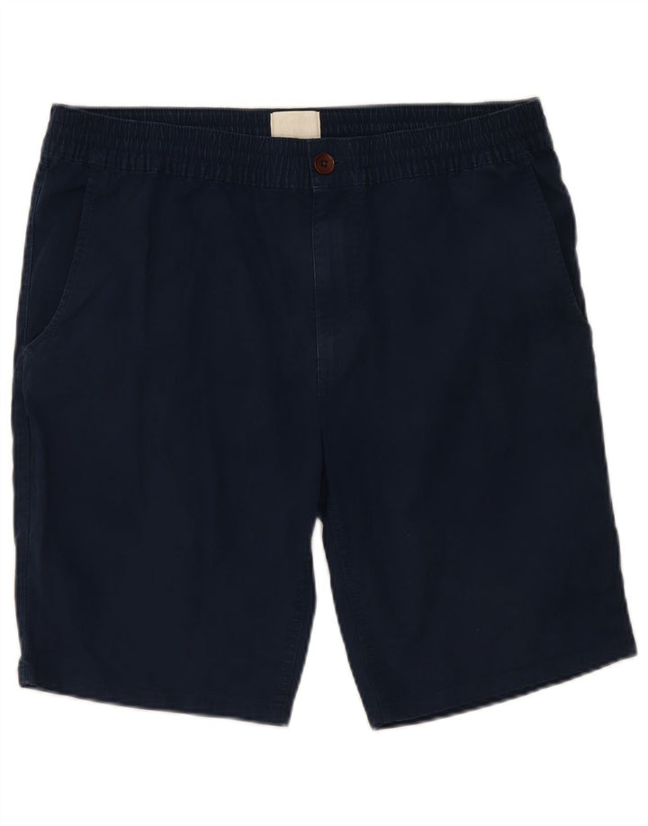 MARKS & SPENCER Ανδρικό σορτς Chino Μεγάλο W36 Navy Blue Βαμβακερό