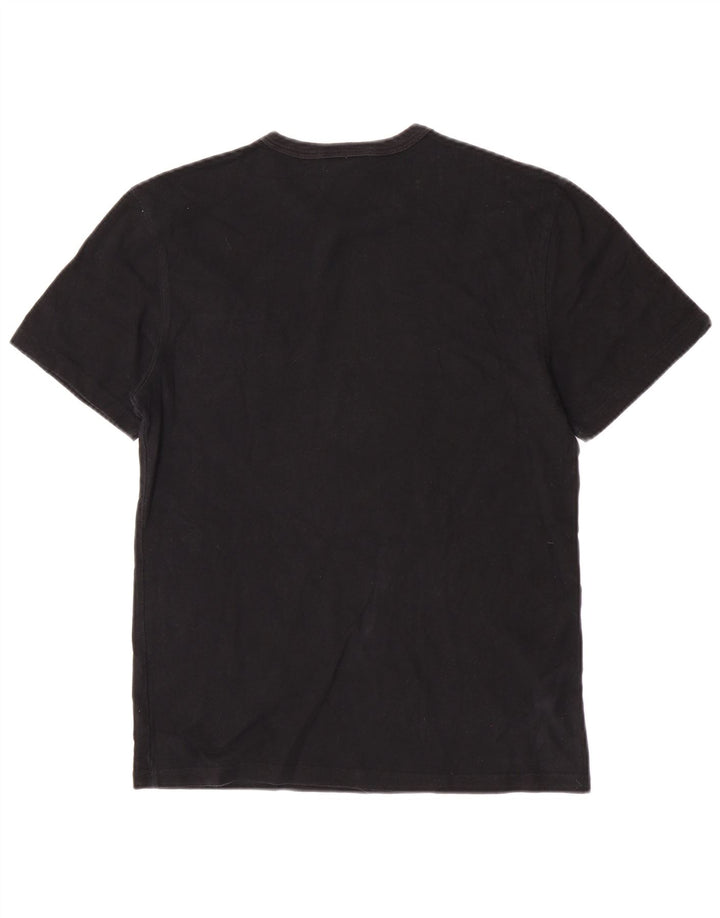 Ανδρικό T-Shirt Champion Heritage Top Μικρό μαύρο βαμβακερό