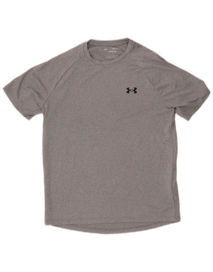 Under Armour Ανδρικό T-Shirt Top Μικρό Γκρι Πολυεστέρας