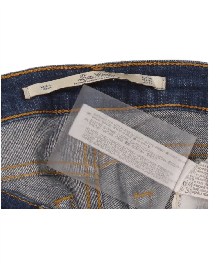 ZARA Γυναικείο Slim Jeans EU 36 XS W26 L29 Μπλε βαμβακερό