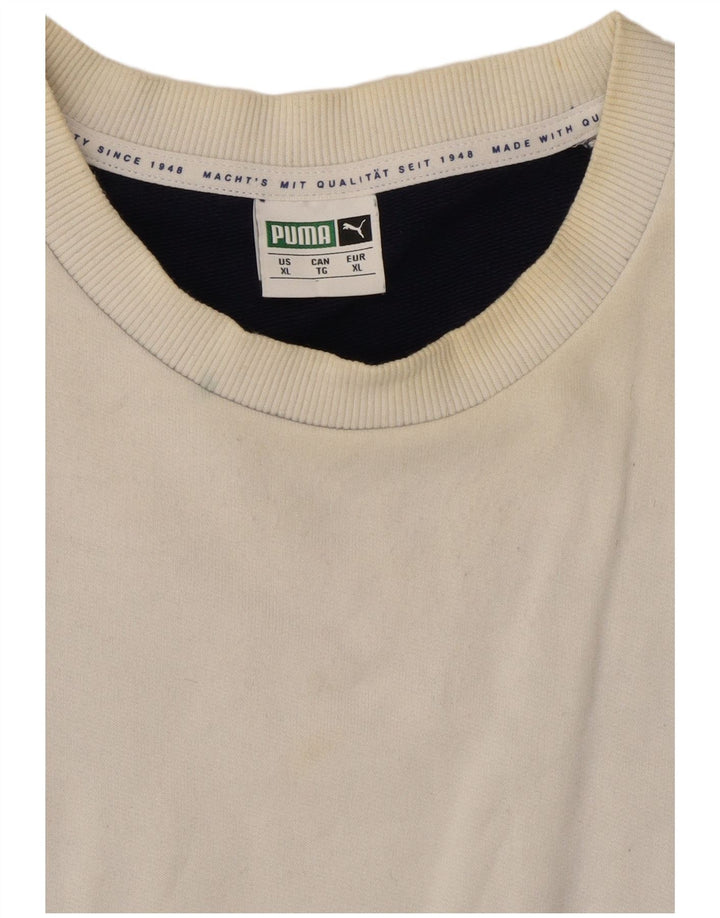 Ανδρικό φούτερ Puma Jumper XL Navy Blue Colourblock