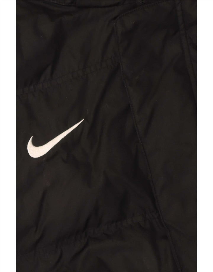 Ανδρικό μπουφάν Nike Storm-Fit με κουκούλα UK 40 μεγάλο μαύρο πολυεστέρα