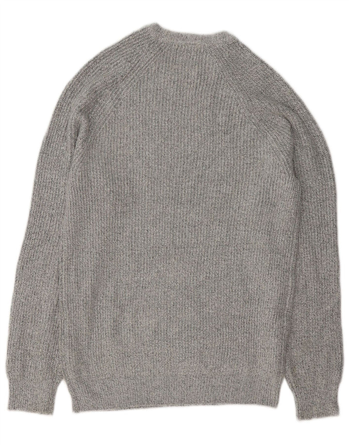 Ανδρικό πουλόβερ Marks & Spencer Crew Neck Jumper Μικρό Γκρι Πολυαμίδιο
