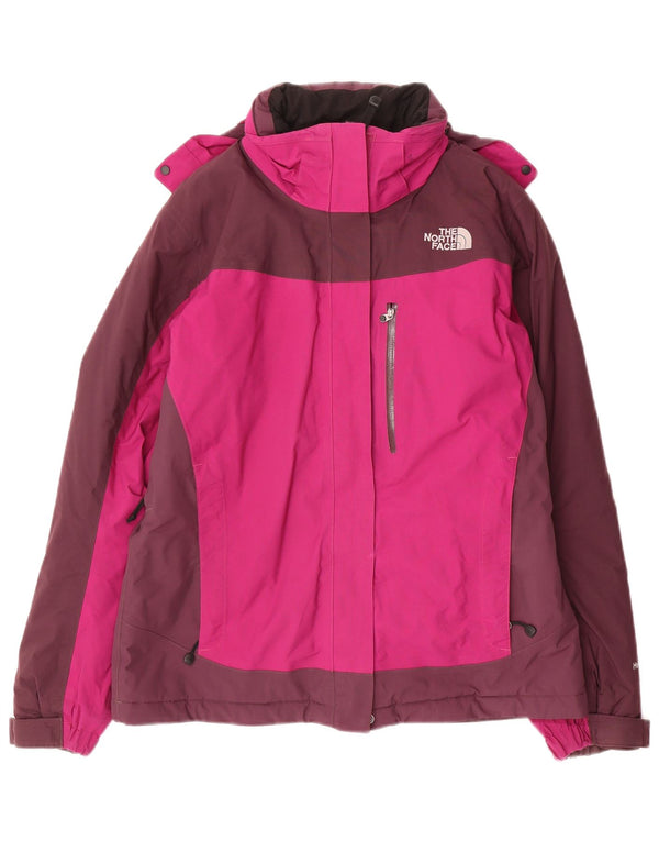 The North Face Γυναικείο Μπουφάν UK 14 Medium Pink Colourblock