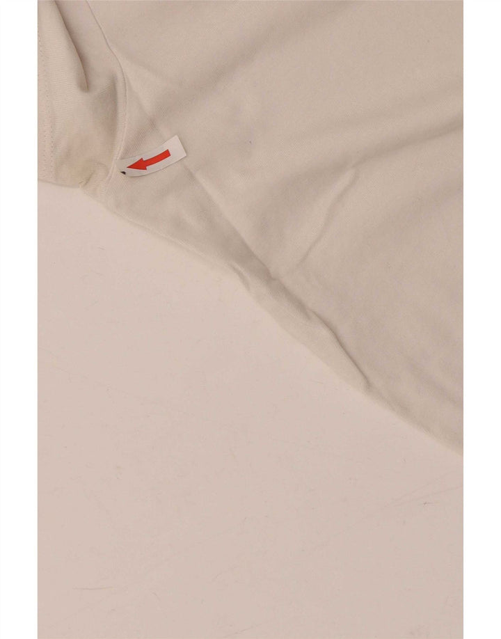 Γυναικείο T-Shirt Levi's Top UK 12 μεσαίο λευκό βαμβακερό