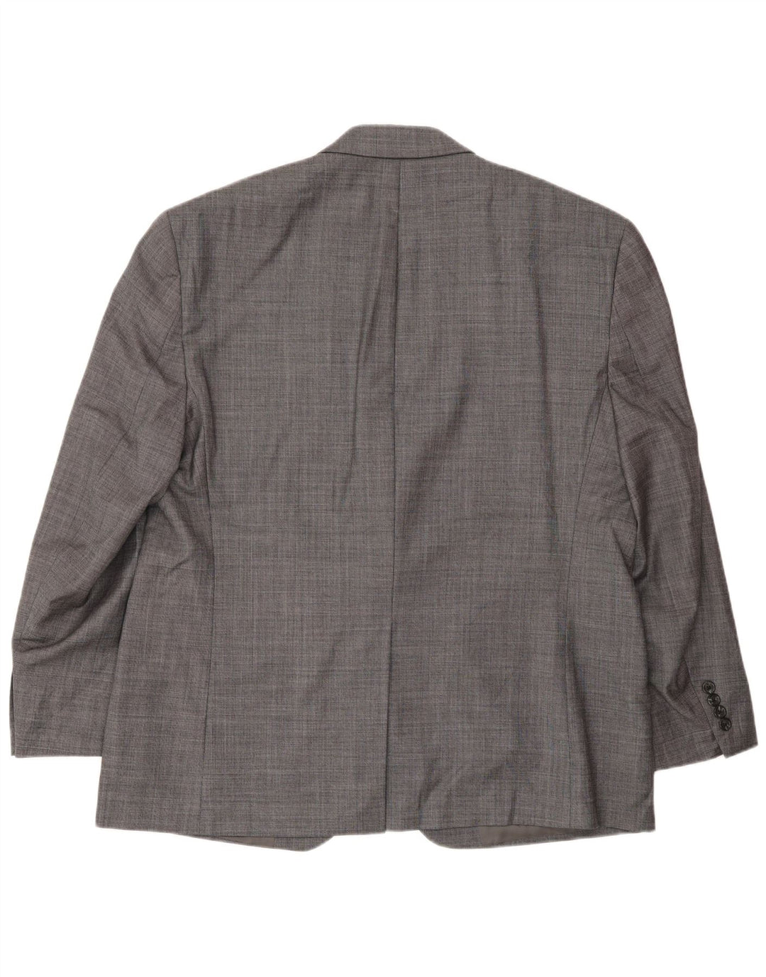 Chaps Mens 2 Button Blazer Jacket UK 44 2XL Grey Wool