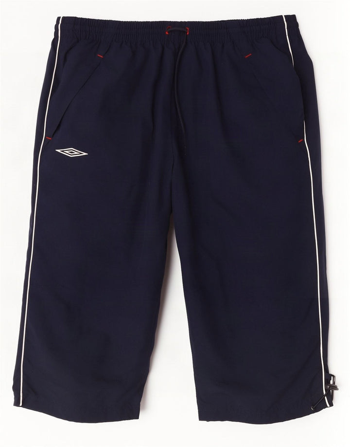 Ανδρικό γραφικό βερμούδα αθλητικό σορτς Umbro Μικρό Navy Blue Polyester