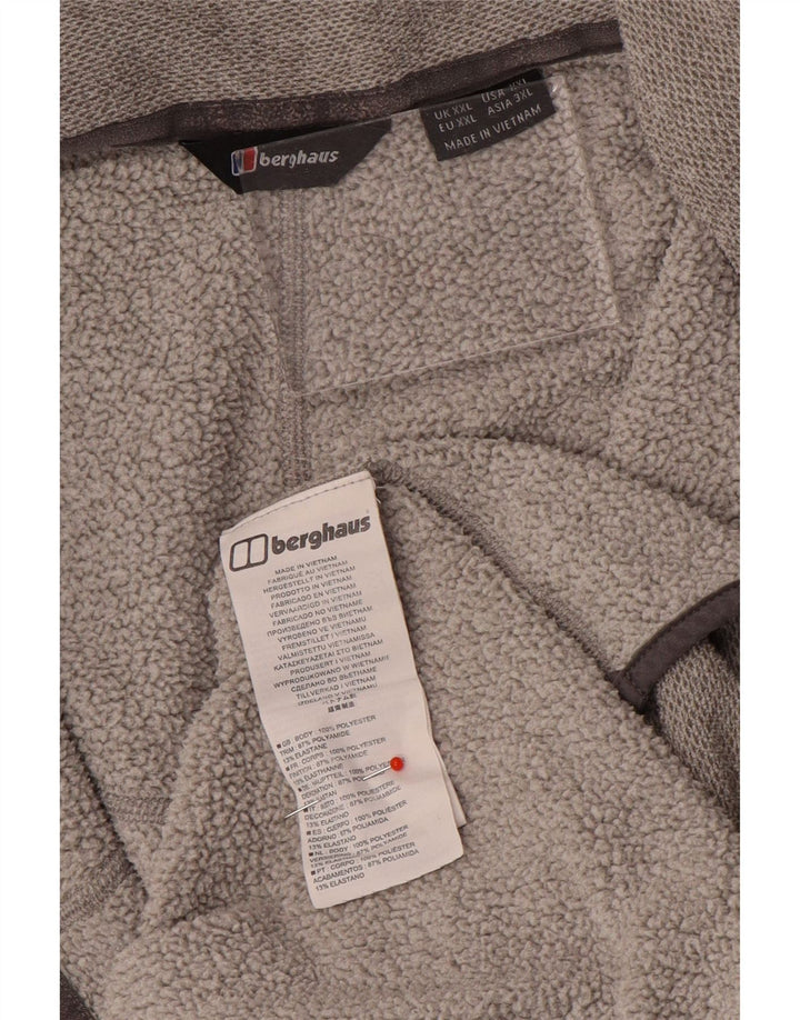 Ανδρικό φούτερ Berghaus με φερμουάρ Jumper 2XL Γκρι Πολυεστέρας
