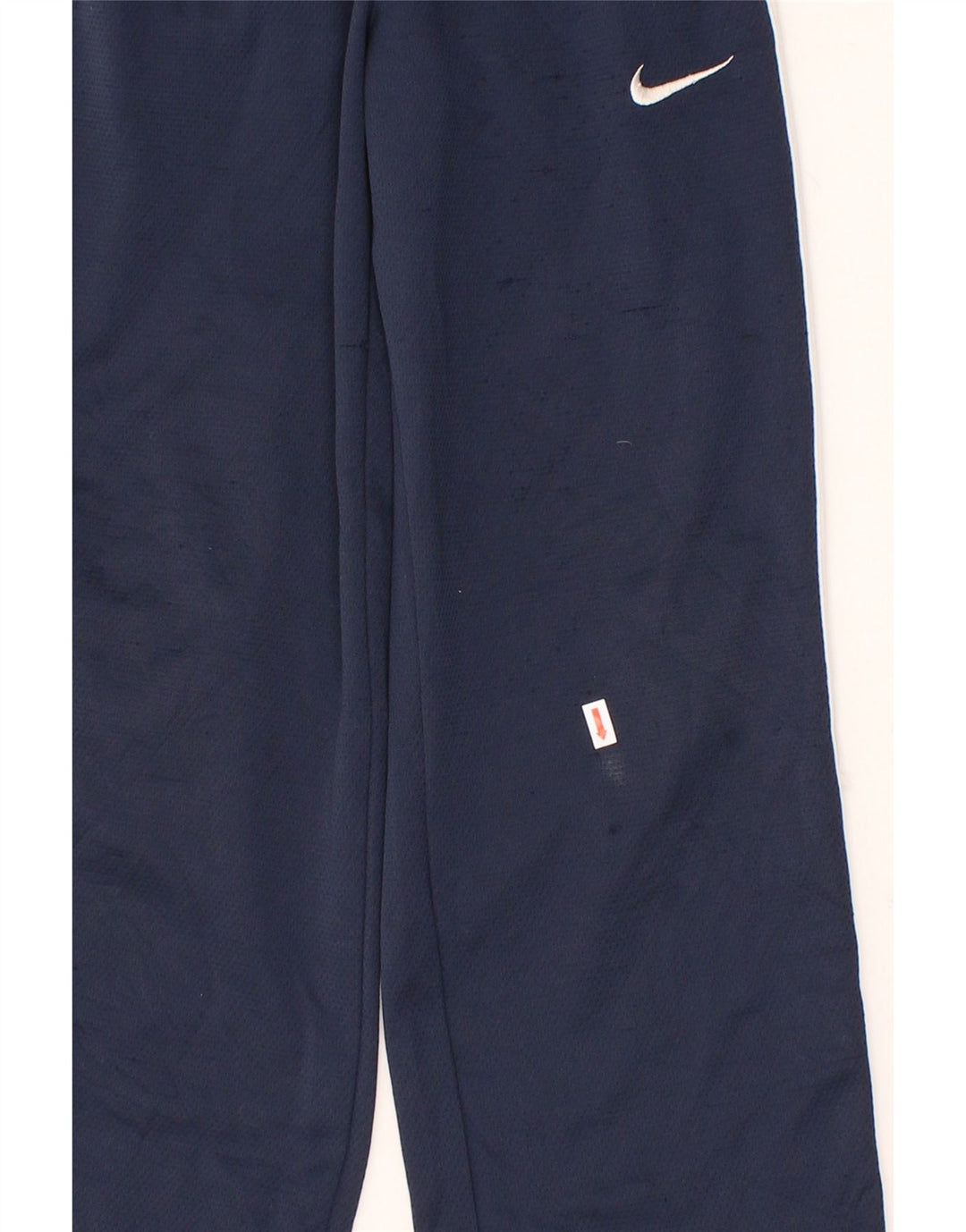 NIKE Boys Tracksuit Trousers 10-11 Years Medium Navy Blue Colourblock Vintage Nike and Second-Hand Nike from Messina Hembry 