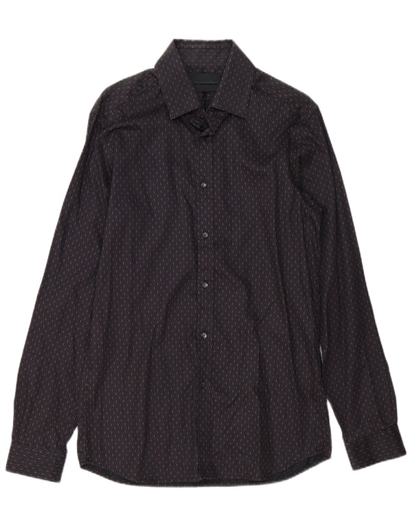 Ανδρικό πουκάμισο Diesel IT 48 Medium Burgundy Geometric Cotton