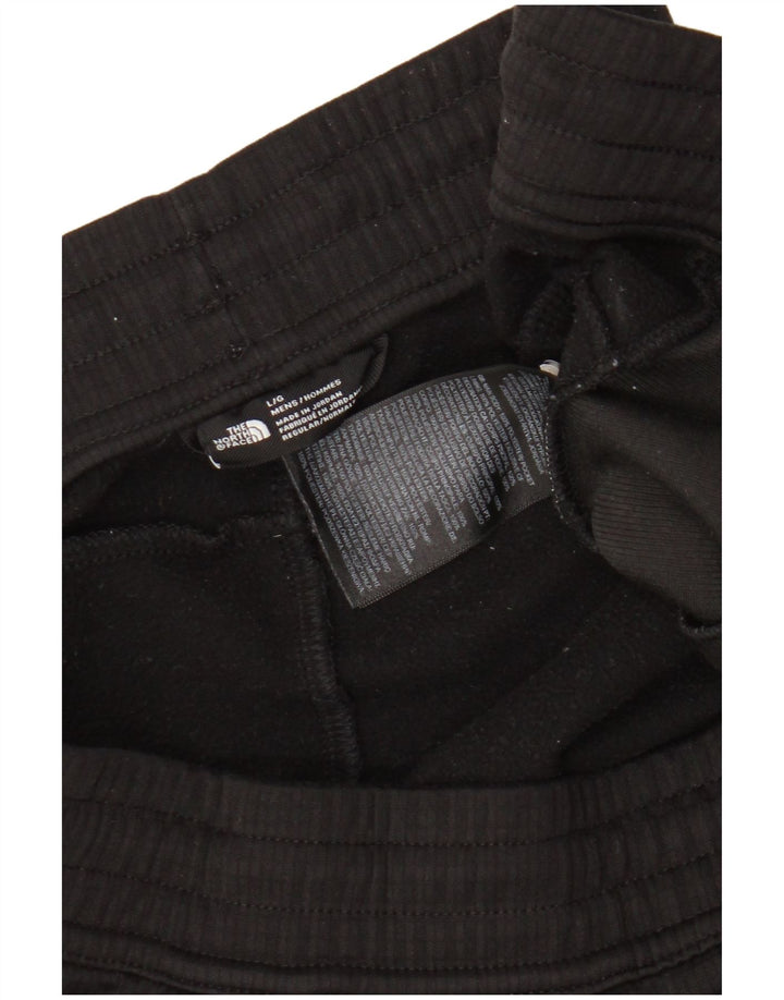 Ανδρικό γραφικό αθλητικό σορτς North Face, μεγάλο μαύρο πολυεστέρα