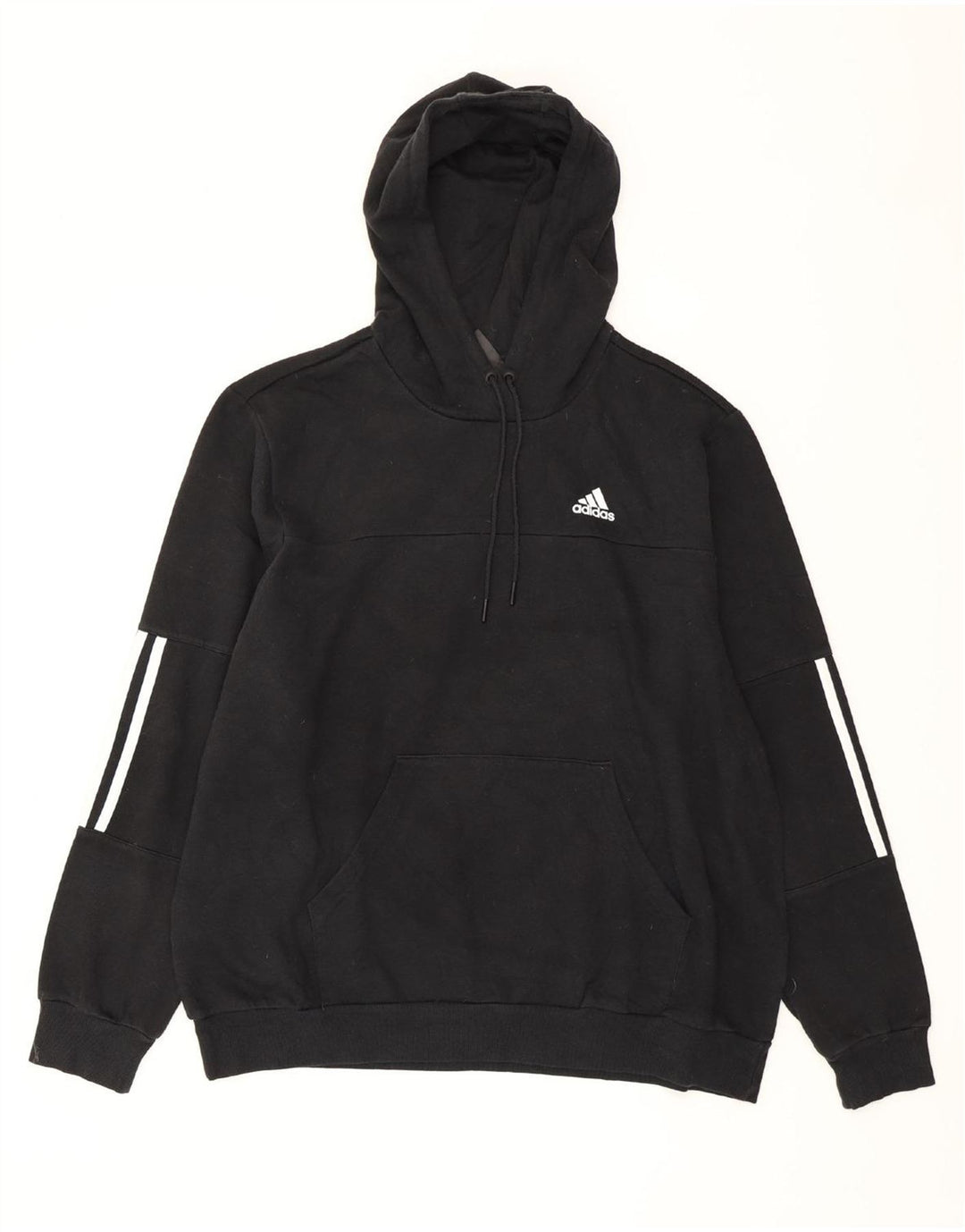ADIDAS Γυναικείο Hoodie Jumper UK 16/18 μεγάλο βαμβακερό