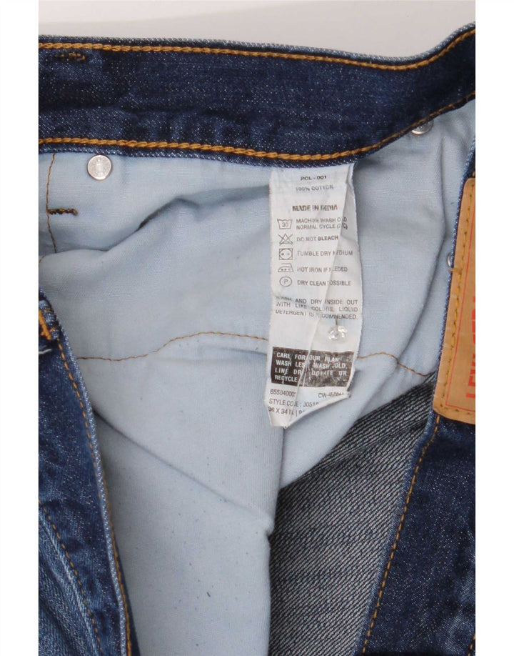 Ανδρικό τζιν Levi's Slim W36 L34 Blue Cotton