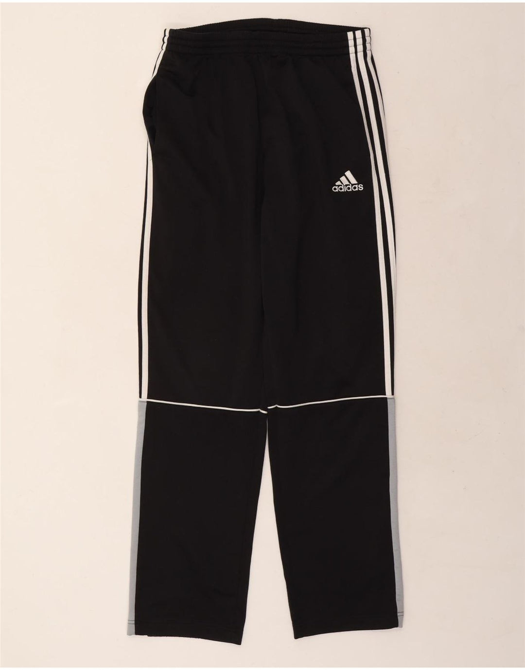 Ανδρική αθλητική φόρμα ADIDAS Παντελόνι μεσαίου μαύρου χρώματος πολυεστέρας