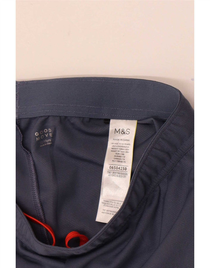 Marks & Spencer Boys Sport σορτς 12-13 ετών Navy Blue Polyester