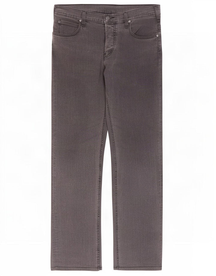 Lee Ανδρικό ίσιο τζιν W32 L30 Μαύρο