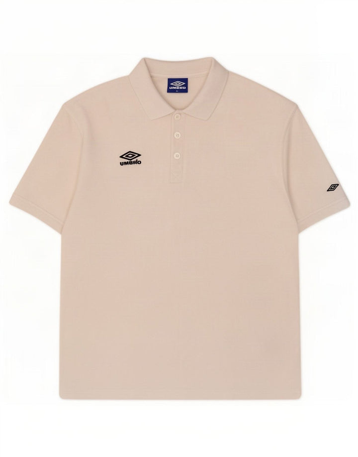 Ανδρικό πουκάμισο Umbro Polo XL Λευκό πολυεστέρα