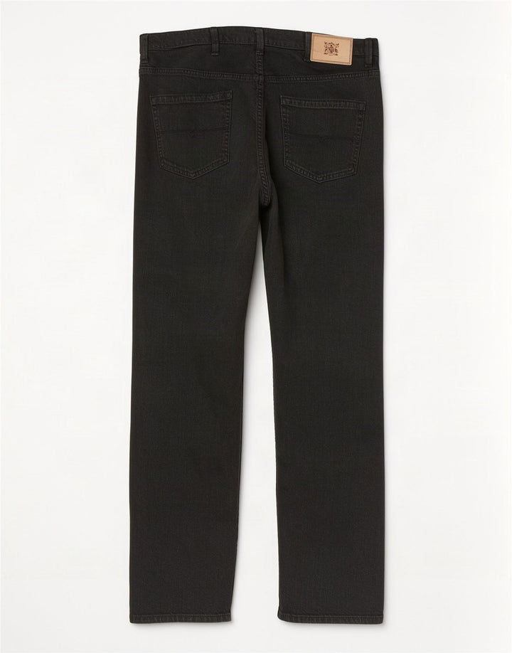 Ανδρικό τζιν ίσιο Marks & Spencer Regular Fit W38 L31 Μαύρο βαμβακερό