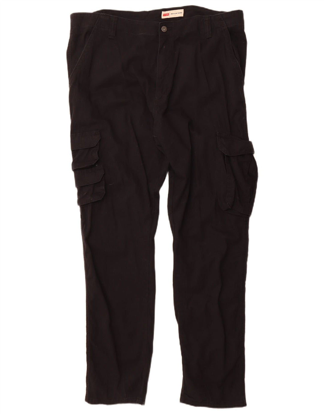 Ανδρικό παντελόνι Wrangler Regular Tapered Cargo W38 L32 Μαύρο βαμβακερό