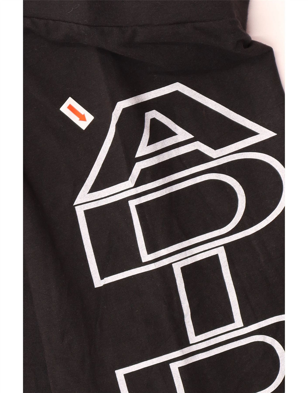 Γυναικείο γραφικό αθλητικό σορτς ADIDAS UK 18 XL μαύρο βαμβακερό