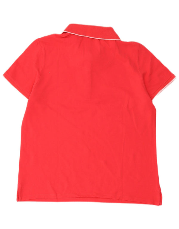 Crew Clothing Γυναικείο πουκάμισο πόλο UK 14 μεγάλο κόκκινο βαμβακερό