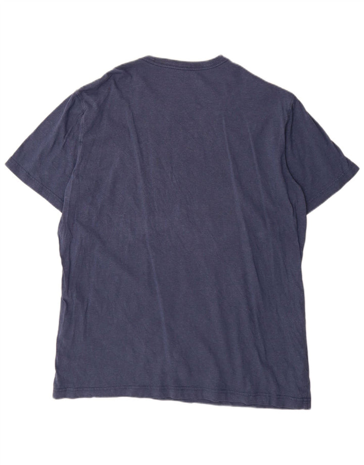 Eddie Bauer Ανδρικό T-Shirt Top XL Navy Blue Cotton