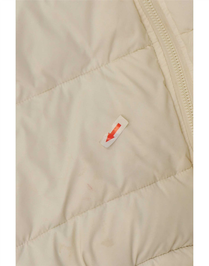 Ellesse Γυναικείο μπουφάν με κουκούλα μεγάλου μεγέθους με επένδυση UK 8 Small Off White