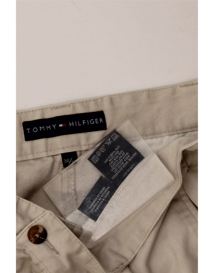 TOMMY HILFIGER Ανδρικό ίσιο παντελόνι Chino W36 L32 Μπεζ βαμβακερό