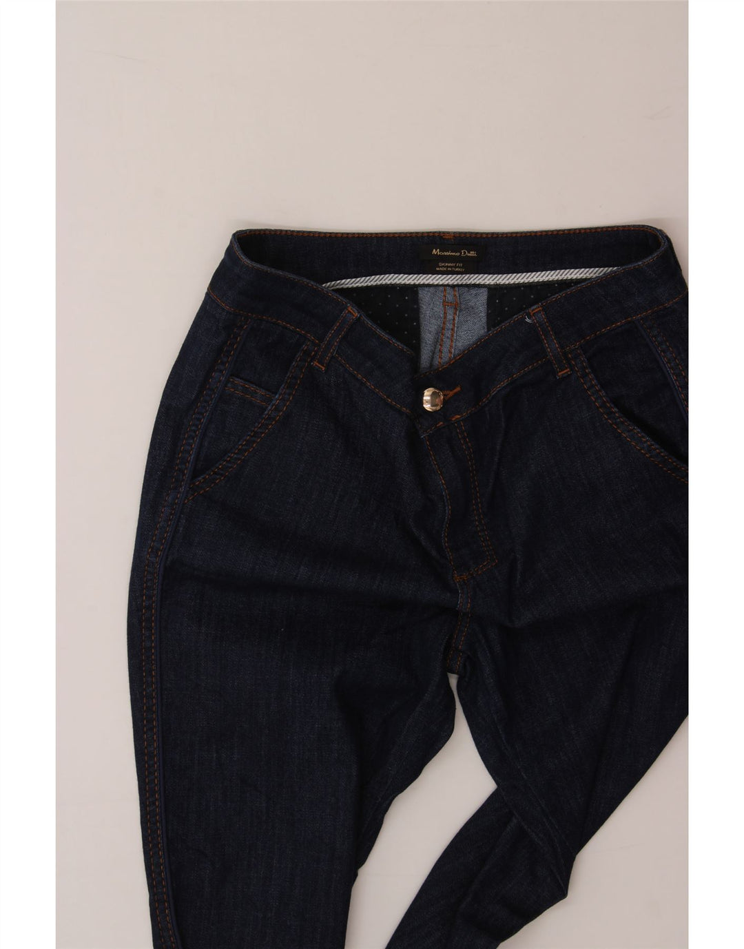 MASSIMO DUTTI Womens Skinny Jeans W30 L29 Navy Blue Vintage Massimo Dutti and Second-Hand Massimo Dutti from Messina Hembry 