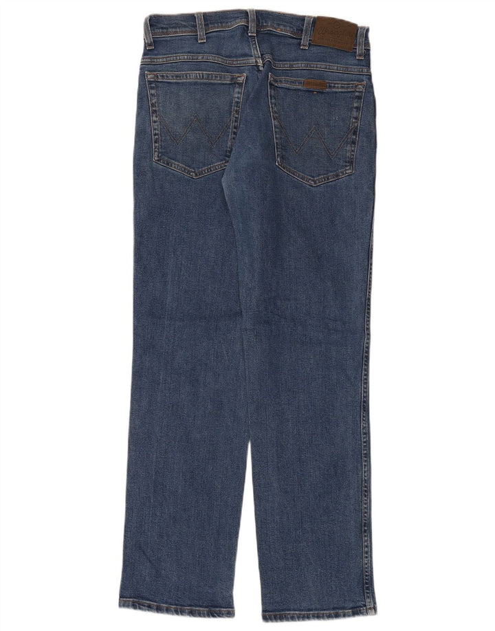 Ανδρικό τζιν WRANGLER Regular Fit ίσιο W32 L32 Μπλε βαμβακερό