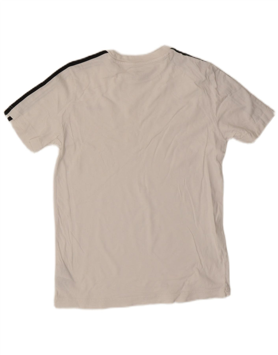 Adidas Boys T-Shirt Top 13-14 ετών Λευκό βαμβακερό