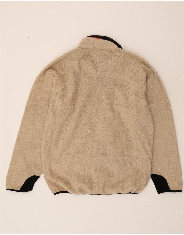 Fila Ανδρικό Fleece Jacket UK 40 Large Beige Colourblock Polyester
