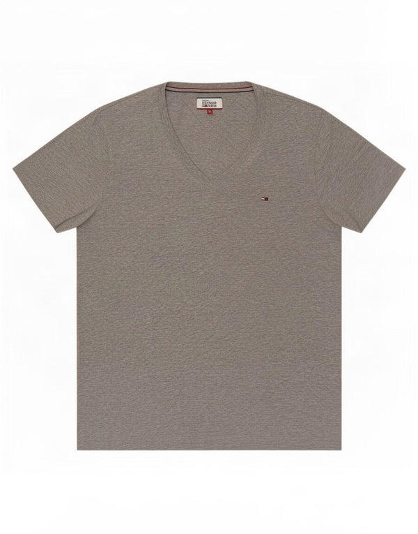 Ανδρικό T-Shirt Tommy Hilfiger Top XL Γκρι βαμβακερό