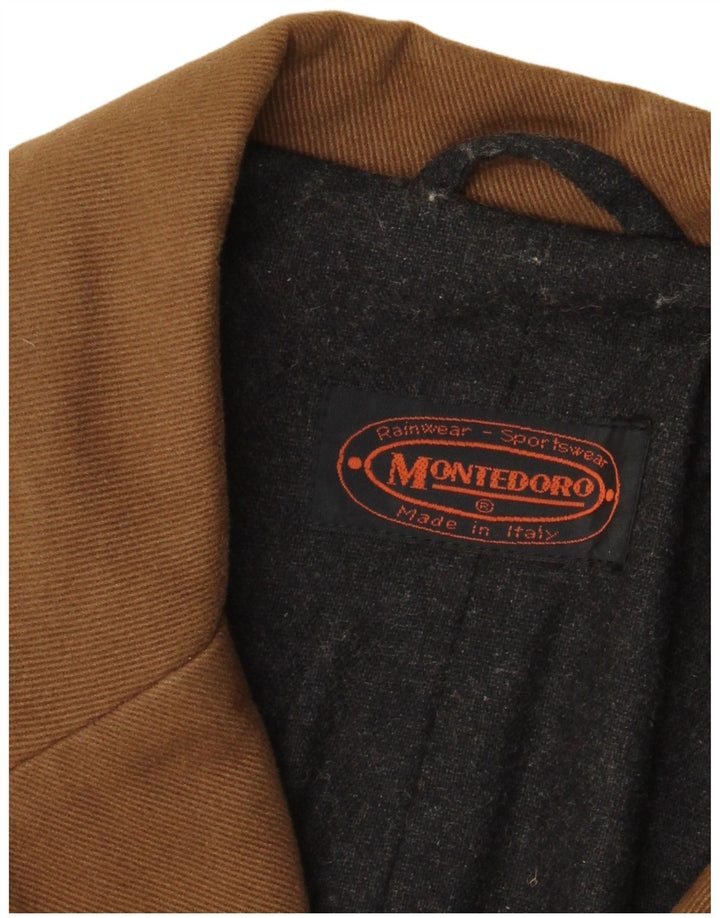 Montedoro Ανδρικό Παλτό UK 42 XL Καφέ
