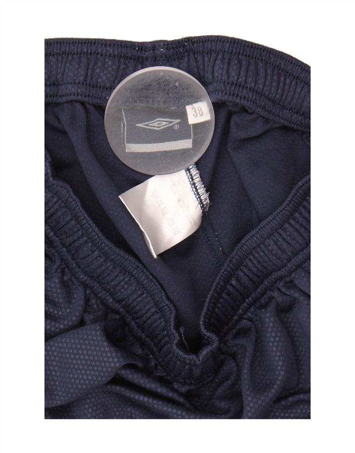 UMBRO Womens Sport Shorts IT 38 XS  Navy Blue Polyester