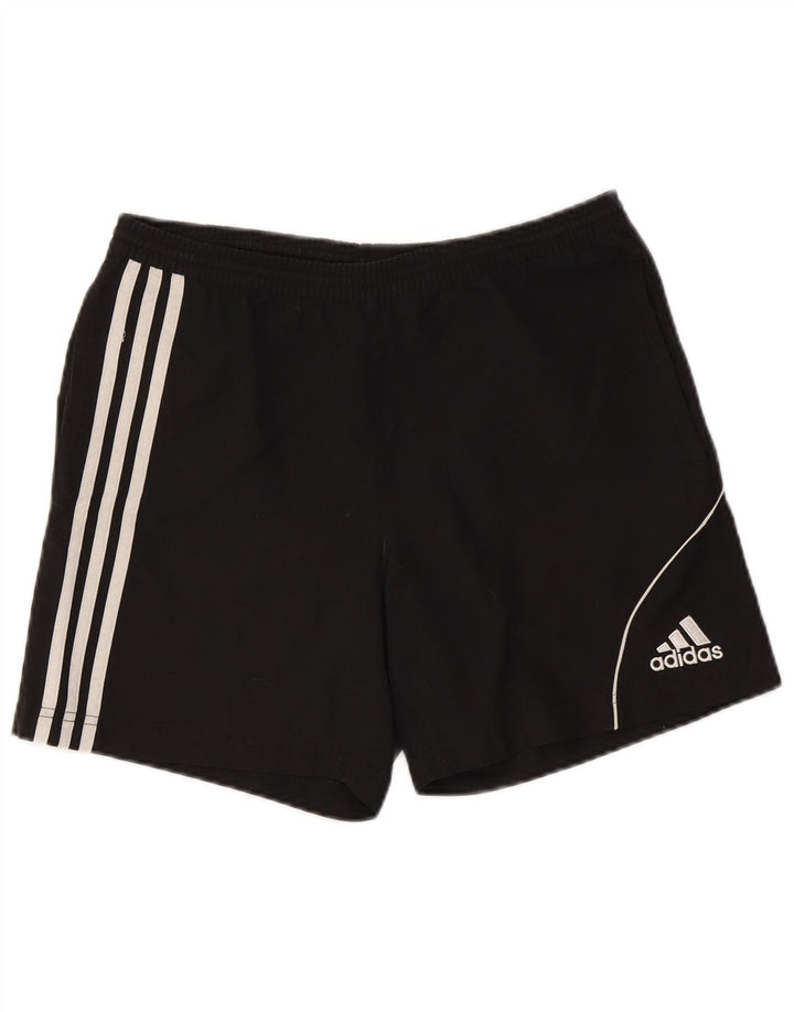 Adidas Boys Sport σορτς 13-14 ετών μαύρο πολυεστέρα