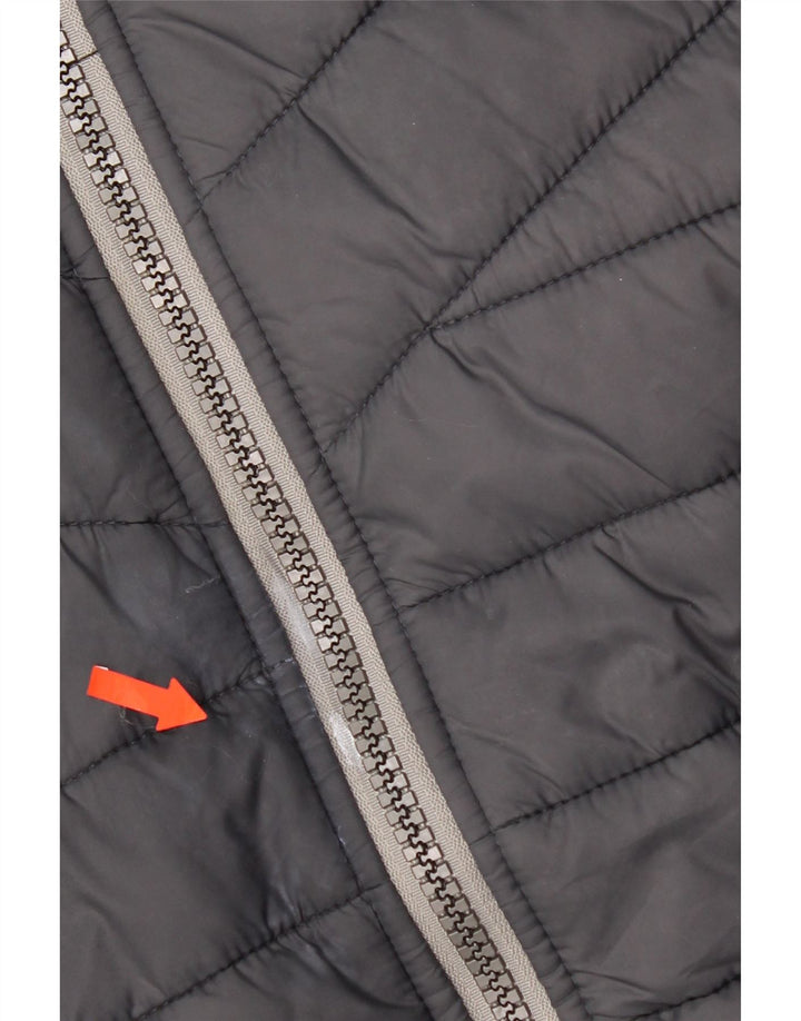 Superdry Ανδρικό μπουφάν με κουκούλα UK 36 Small Black Colorblock Πολυεστέρας