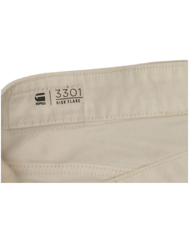 G-Star Γυναικείο 3301 Ψηλό τζιν τζιν W30 L33 Λευκό