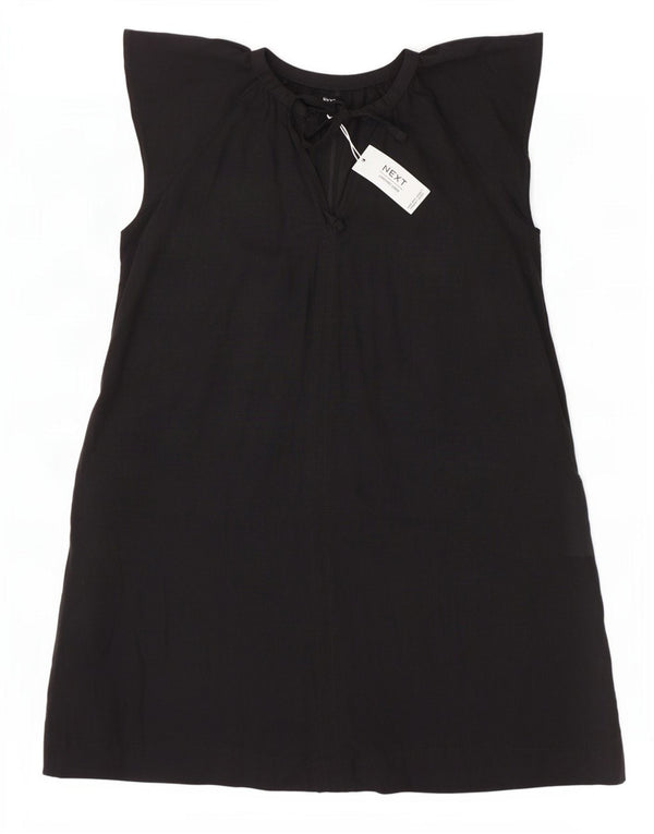 Next Womens A-Line Dress UK 14 Large Black Viscose