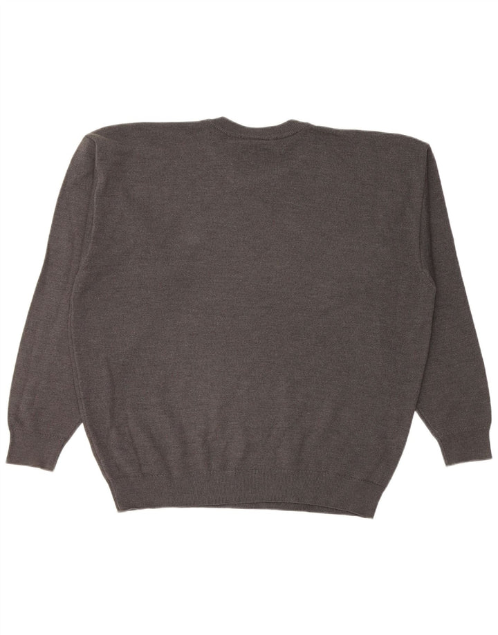 Ανδρικό πουλόβερ Lacoste Crew Neck Jumper XL Γκρι μαλλί